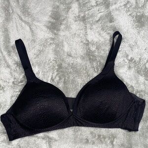 Warner's Black Textured Women's 38B Bra